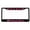 Black/Black/Dark pink, variant on Pitbull Mom Dog Lovers Style Metal License Plate Frame Personalized/Car Accessories Car Tag Holder Cover (Black/Silver/Blue)
