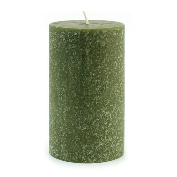 ROOT Candles Unscented Timberline™ Pillar Candle, 4 x 6, Dark Olive, 1 Ea.