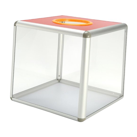 ZheElen Draw Box Lightweight Multi-scenario Fundraising Box for Large Gathering Home Transparent Medium