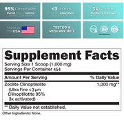 TODICAMP Zeolite Detox Cleanse 7.05 oz Zeolite Powder for Fast Full Body Detox, Liver Detox & Debloat