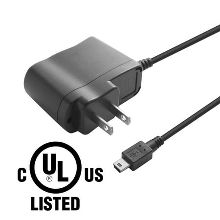 Cell Phone Gps Camera - Insten MINI USB AC Wall Charger Power Adapter for Cell phone PS3 controller Car GPS Digital Camera and All Mini B (5-Pin Male) enabled device Universal (UL listed certification)