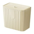 thumbnail image 2 of Wall Mounted Slide Lid Trash Can, 26cm Household Kitchen Bathroom Wastebasket, 2 of 5