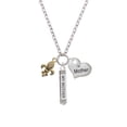 thumbnail image 2 of Delight Jewelry Goldtone Fleur de Lis Always My Mother Bar Zoe Necklace, 2 of 4