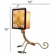 thumbnail image 2 of Eangee Home Design Enlightened Gecko Table Lamp, Shade Made Of Cocoa Leaves, 11x16x16 Inches, 2 of 4