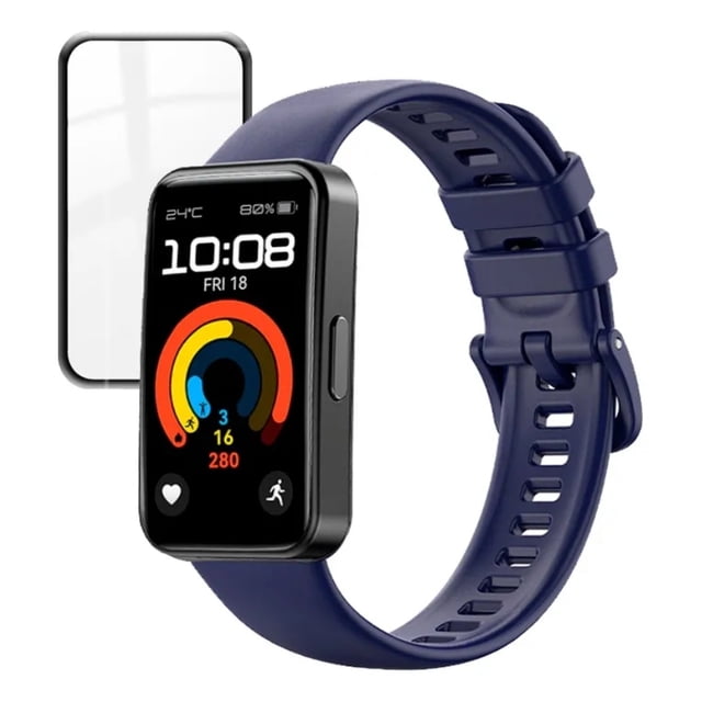 Correa de Silicona Premium Sport para Huawei Band 8,9,10 + Mica