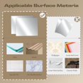 thumbnail image 3 of 12 Pcs Self Adhesive Acrylic Mirror Tiles,10 x 15cm/4" x 6" Frameless Mirror Tiles,Flexible Mirror Sheets Non-Glass Mirror Stickers Rectangular Small Mirror Plates Trays for Home Walls Decor, 3 of 5