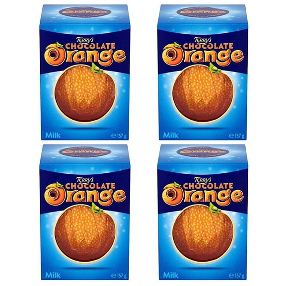 4-Pack Original Terrys Chocolate Orange Milk Chocolate Box Imported From The UK England