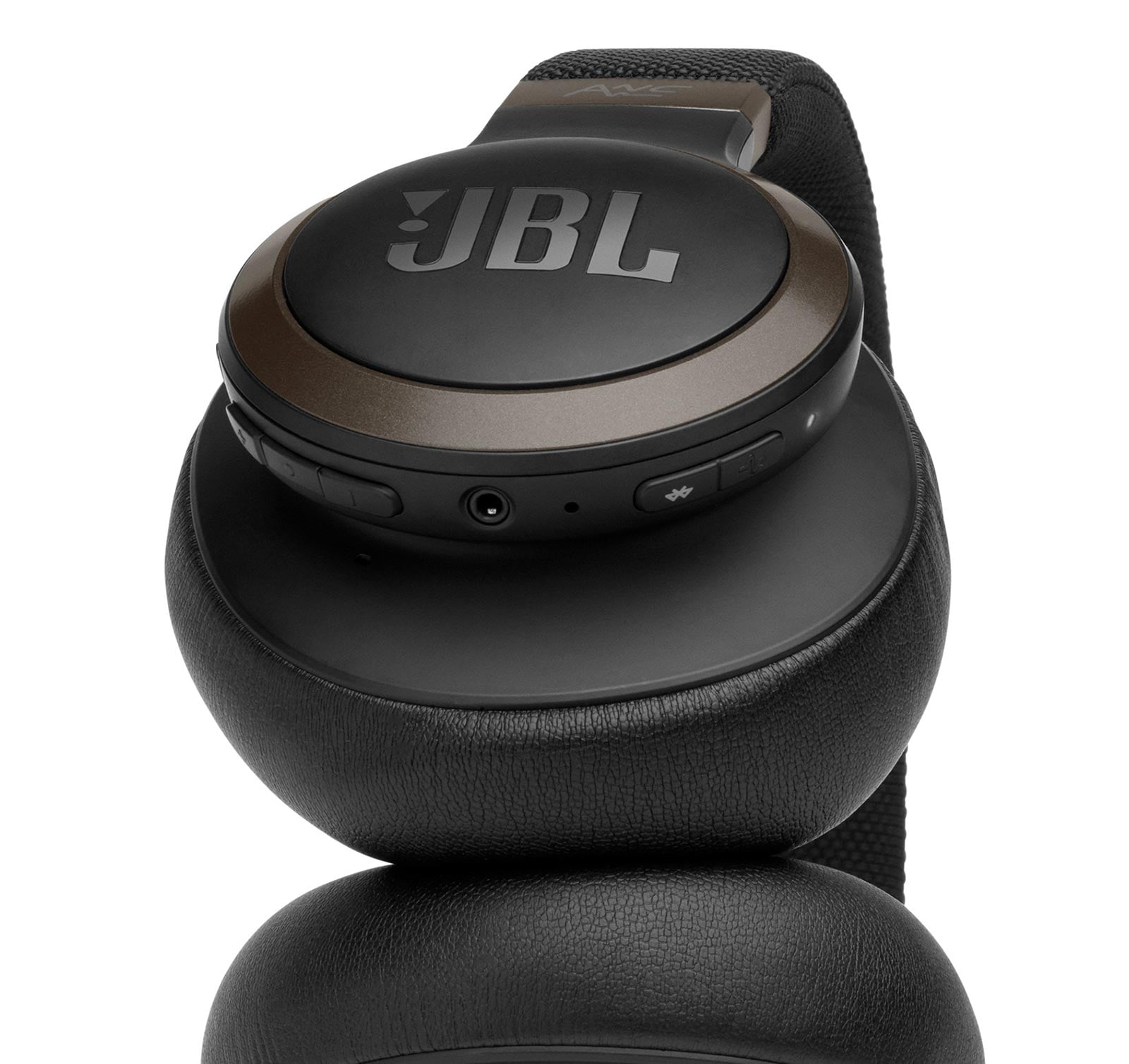 JBL Live 650BTNC - Wireless Over-Ear Noise-Cancelling Headphones - Black