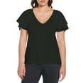 thumbnail image 2 of Rafaella Ladies Knit V-Neck Top, 2 of 10