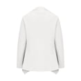 thumbnail image 5 of Idoravan Cardigans for Women Plus Sizes Women's Fall/Winter New Casual Loose Solid Color Tops Long Sleeved Cardigan White, 5 of 7