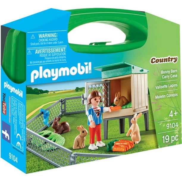 Playmobil Bunny Barn Carry Case