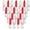 White Base With Red White Bulbs, variant on 60 Count Christmas Tree Replacement Light Bulbs 2.5v 0.425 Watt Replacement Bulb Mini Incandescent Wire String Lights Decoration for Prelit Xmas Tree(Green Base with Warm White Bulb)