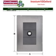 thumbnail image 5 of Placa de Pared Cable Antena Inoxium1OOxford 5Pzas Toma Coaxial Plateado/Oxford Acero Inoxidable/PC., 5 of 5