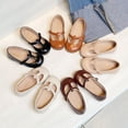 thumbnail image 2 of Zapatos de cuero pequeños de otoño para niños, zapatos de princesa con punta redonda y suela blanda, zapatos de moda para niñas, 2 of 6