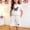 White, variant on Amidoa Girls 2 Piece Outfits Summer Clothes Short Sleeve Cotton Floral Print T-Shirt and Casual Shorts Kids Clothing Sets Black Size 7