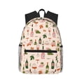 thumbnail image 1 of Balery Wine Bottles With Grapes Mochila para Mujeres y Hombres, Mochila Ligera Casual para Viajes, Mochila Clásica Básica para la Universidad, 1 of 6