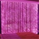 thumbnail image 1 of Cortina de luces LED de alambre de cobre con control remoto por USB, 3 x 3 luces con gancho, para decoración de bodas y dormitorios de Navidad, 1 of 6