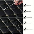 thumbnail image 4 of Podofo 5pcs Car Floor Mats Universal Waterproof Front Rear Full Set Auto Rugs Leather Car Carpet Accessories Interior, 4 of 9
