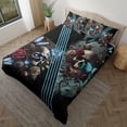 thumbnail image 2 of Lotusprinthandmade Floral Skull Halloween Bedding Set (Made in Vietnam) (104x88), Durable And High-Quality Bedding for Lovers, 2 of 6