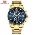 thumbnail image 2 of MINIFOCUS Men Watches Stainless Steel Gold Luxury Men's Wristwatch Quartz Wrist Watch Men Waterproof, 2 of 6