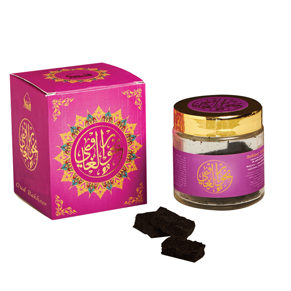 Bakhoor Al Ghawi, Yemeni Oud Bakhoor by Dukhni | Arabic Incense | 40 gram jar