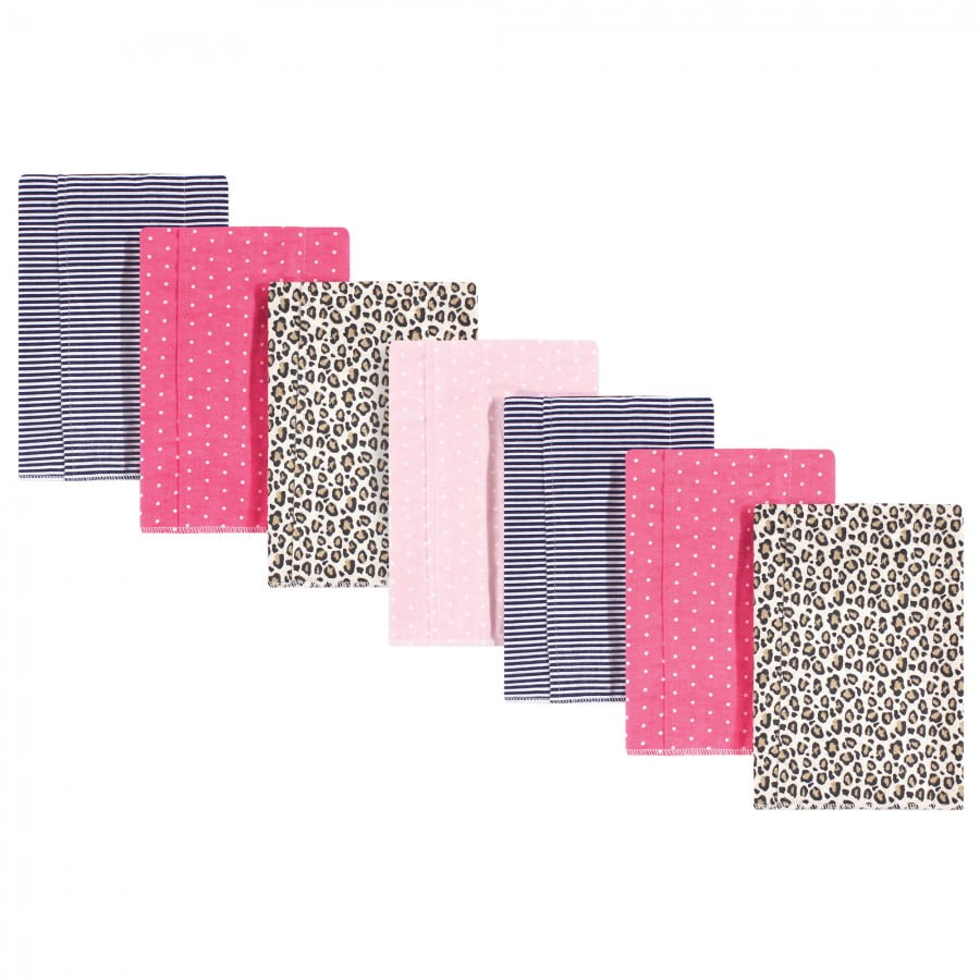 Touched by Nature Baby Girl Organic Cotton Flannel Burp Cloths 7pk, Garden  Floral, One Size - Walmart.com