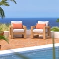 thumbnail image 2 of RST Brands Benson Wood and Club Chairs in Cast Coral/White, 2 of 7