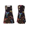 thumbnail image 7 of Kdxio Humming Bird Pattern Summer Dresses for Women Beac Sleeveless Vintage Floral Flowy Pocket Tshirt Tank Sundresses, 7 of 7