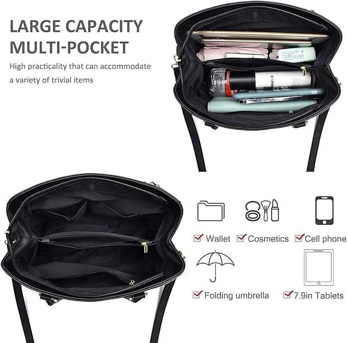 Purses and Handbags for Women's Patchwork Top Handle Satchel Shoulder Bags Fashion Leather Messenger Tote Handbag