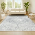thumbnail image 4 of JONATHAN Y MODERN PERSIAN 5 x 8 Area Rug, Vintage Medallion - Gray/Ivory, MDP105B-5, 4 of 10