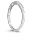 thumbnail image 2 of SZUL Women's Stackable Diamond Ring in 10k White Gold (J-K-L Color, I2-I3 Clarity), 2 of 3