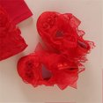 thumbnail image 2 of WIBACKER Newborn Baby Girls Flowers Dress Sets Infant Tutu Dresses Party Outfits + Headband + Shoes Gift, 2 of 12