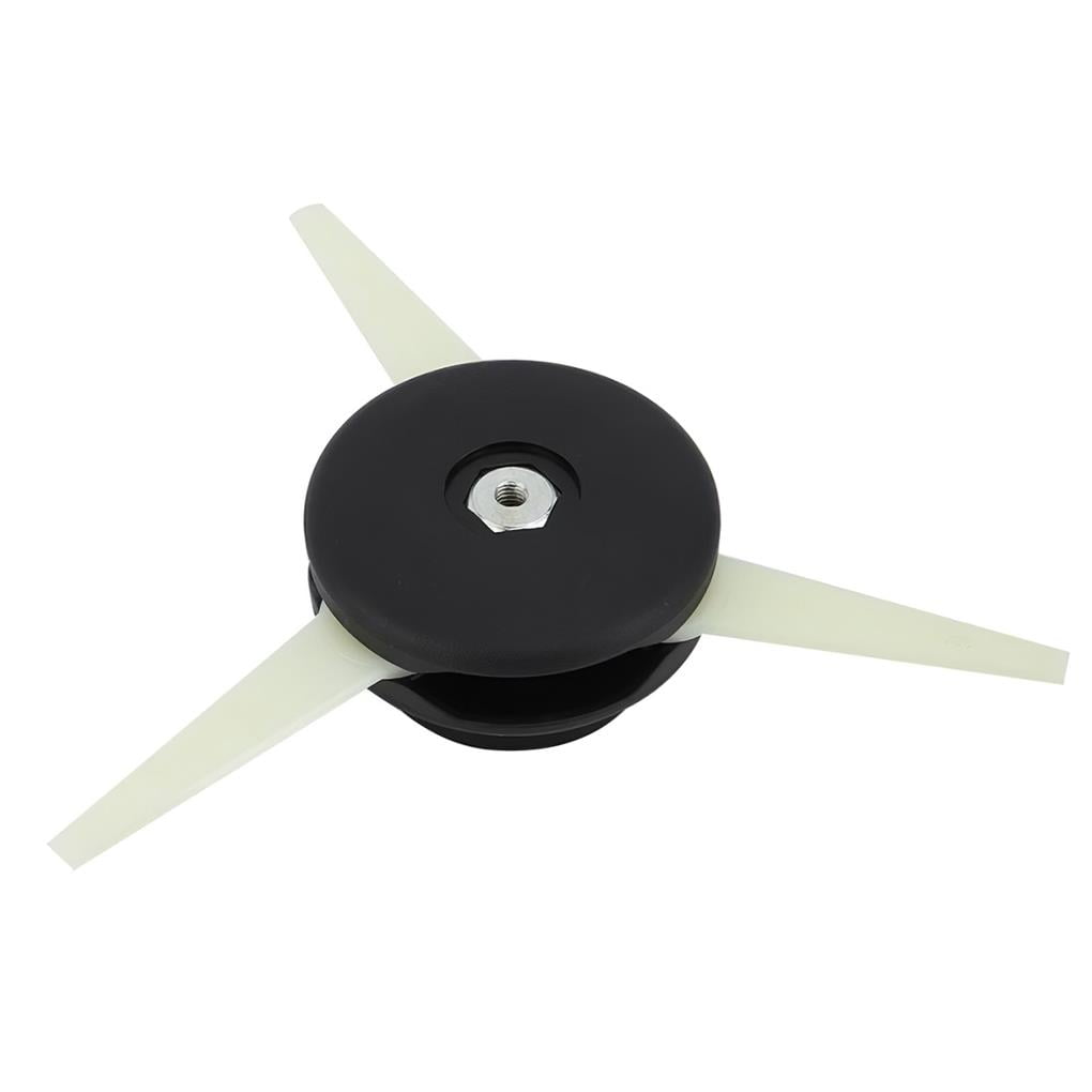 Trimmer Head with 3 Detachable Nylon Blades Easy Installation Lawn