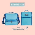 thumbnail image 4 of Wildkin Kids Two Compartment Insulated Lunch Bag for Boys and Girls (Aqua), 4 of 5