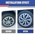 thumbnail image 4 of 16" Set of 4 Hubcaps Wheel Rims Cover Fit 2009-2025 Toyota Corolla/2009-2014 Toyota Matrix/2023-2025 Toyota Corolla Hybrid Compatible with Steel Wheels Snap on Installation(16-inch,Lacquer), 4 of 7