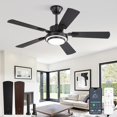 thumbnail image 1 of Ventilador de techo Fanbulous 122 cm con luces y control remoto de 6 velocidades, 1 of 7