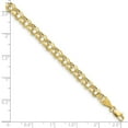 thumbnail image 2 of 10k Lite 5mm Double Link Charm Bracelet in 10k Yellow Gold, 2 of 2