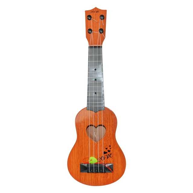 Ukulélé Classique Débutant Guitare Instrument de Musique Éducatif Jouet pour Enfants Bébé Instruments en Bois