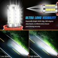 thumbnail image 2 of 4x H11 H9 H8 LED Headlight Kit High/Low Beam Fog Driving Bulbs 6500K Xenon White, 2 of 5