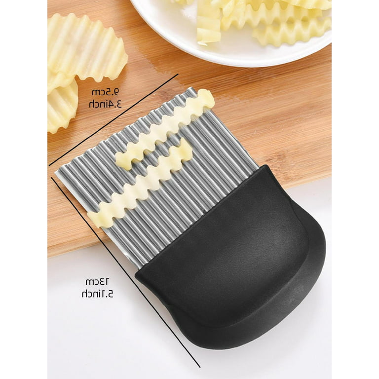 Stainless Steel Waffle Fry Potato Cutter 