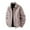 Pink, variant on Men's Denim Zipper Jacket Lapel Tie Dyed Outdoor Coat Long Sleeve Casual Loose Outwear With Double Pockets (Gray,M)