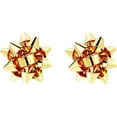 thumbnail image 5 of Christmas Bows Flower Stud Earrings Funny Cute 3D Red Green Colorful Festive Gold Bow Flowers Small Lightweight Geometric Earrings for Women Xmas New Year Party Winter Autumn Holiday Fashion Jewelry, 5 of 10