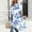 White, variant on HOMBOM Womens Kimono Short Sleeve Long Cardigan Summer Floral Open Front Lightweight Resort Soft Cover Ups for Ladies
