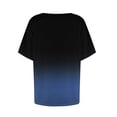 thumbnail image 4 of mfyjkho Tops Y Blusas Para Mujer, Camisa Informal De Manga Corta Con Cuello En V Y Botones Estampados Para Mujer. Tops De Gimnasio Para Mujer Xxl, 4 of 5