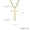 Gold Medium, variant on Instagram Mesh Red Style Simple Titanium Steel Cross Necklace