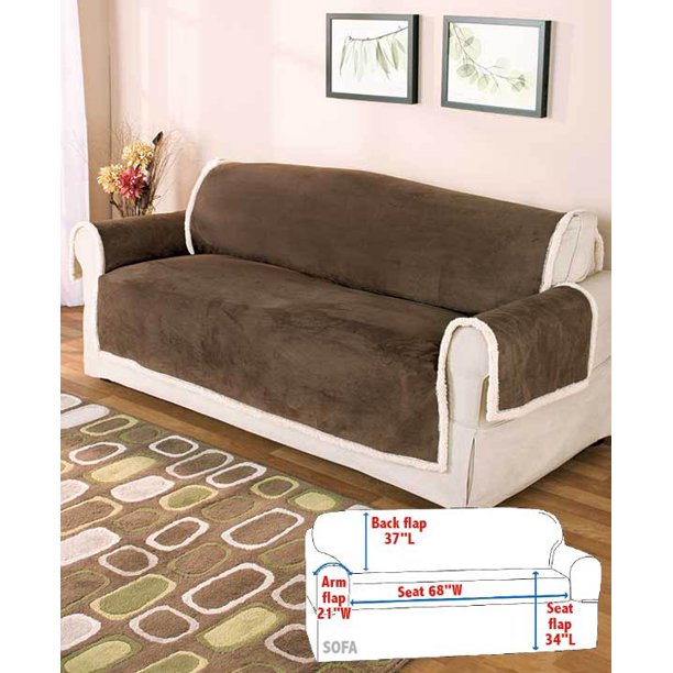 Microsuede Sherpa Sofa Covers