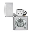 thumbnail image 4 of Zippo 49293 Card Skull Emblem Design Pocket Windproof Lighter, 4 of 4