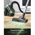 thumbnail image 2 of Bagless Canister Vacuum Cleaner, 1200W Adjustable Suction Power,Portable & Powerful Corded Vacuum Cleaner, 7 in 1 Lightweight Vacuum, Easy-to-Clean Dust Container for Home, Hard Floors, Pet Hair, 2 of 7