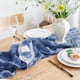thumbnail image 5 of Tapete de mesa Ase'm, estopilla de 10 pies, color azul bohemio, para decoración, 5 of 7