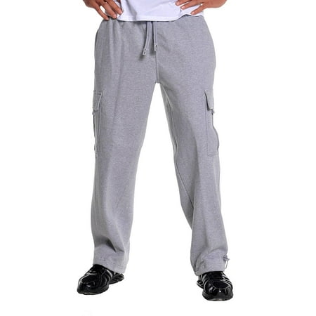 Pro Club Heavyweight Cargo Sweatpants Fleece Long Pants Comfort ...
